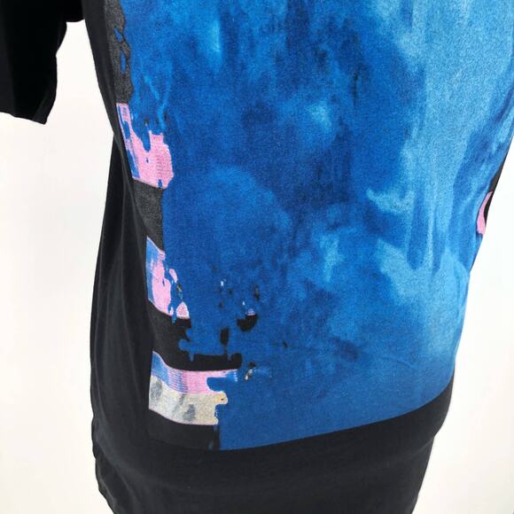 Proenza Schouler Graphic Abstract Tie Dye T Shirt Sz S NWT $345 - Picture 8 of 10